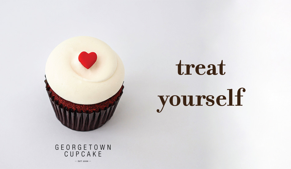Gift Card with heart and “treat yourself” message