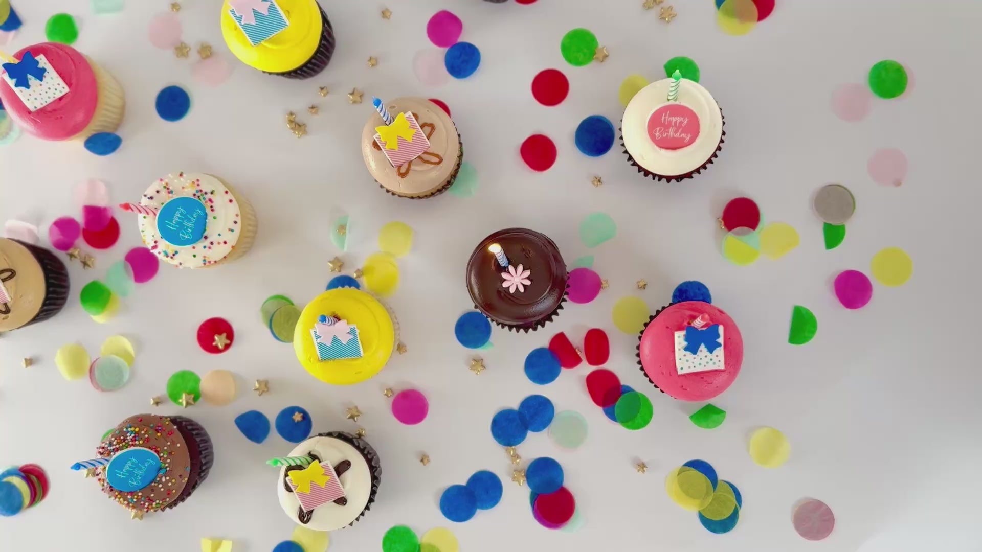 Georgetown Cupcake Happy birthday cupcakes