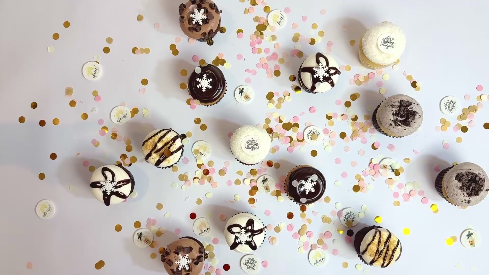 Georgetown Cupcake new years cupcakes